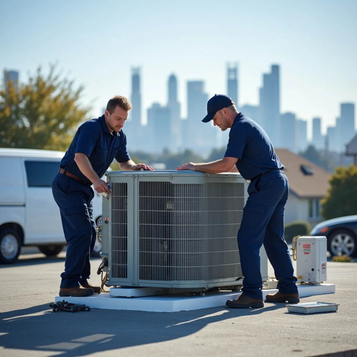 J&S HVAC Expert providing HVAC service in Hauppauge, NY